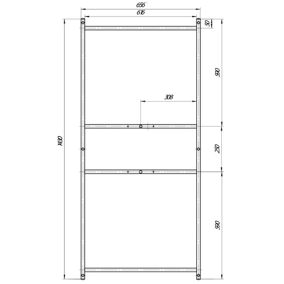 Рама сварная ПУ 150*70