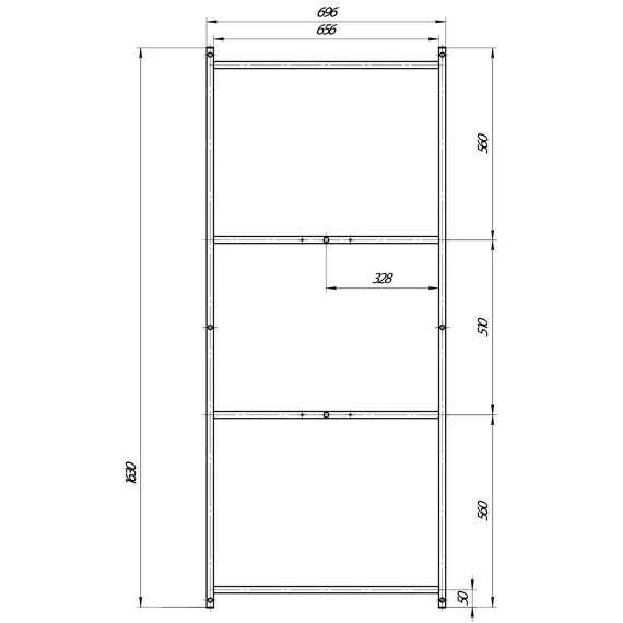 Рама сварная ПУ 170*75