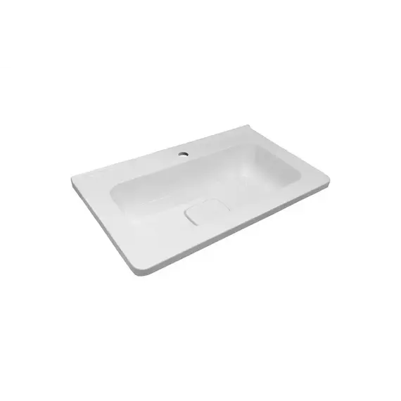 Тумба напольная с раковиной Style Line "Бергамо мини " (2 ящ.) Люкс антискрейтч серый, PLUS