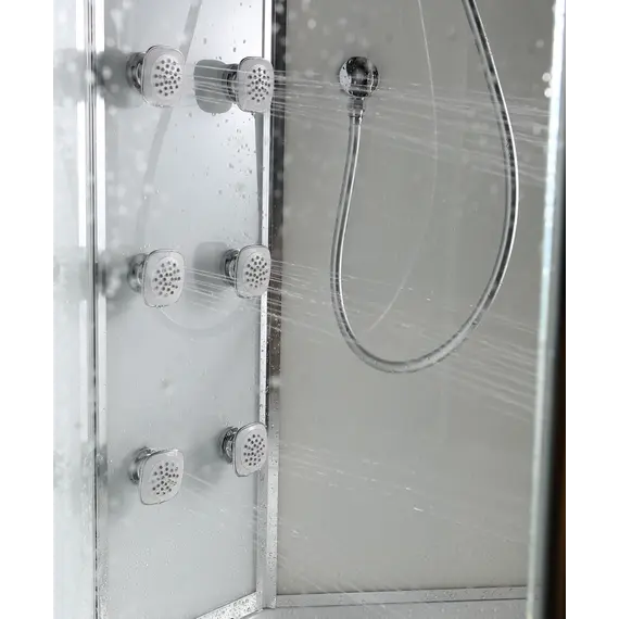 Душевая кабина Black & White G5503-900  90х90х215 с гидромассажем