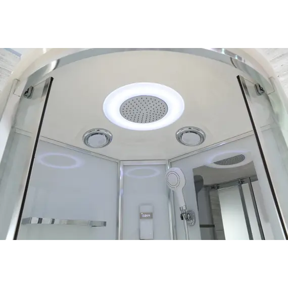 Душевая кабина Black & White G5503-900  90х90х215 с гидромассажем