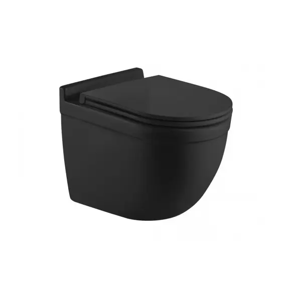 Унитаз подвесной  WW HEIMBACH 041 MT-BL черный матовый