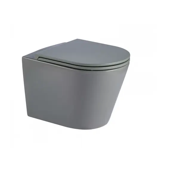 Унитаз подвесной WW SALZBACH 041 MT-GR  серый матовый
