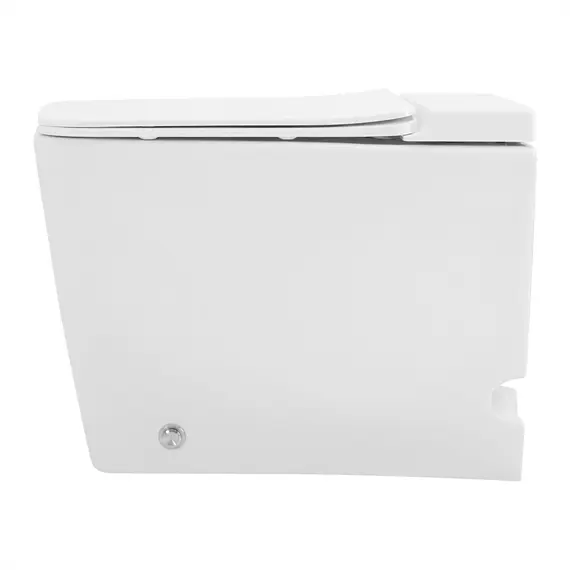 Унитаз ABBER Rechteck AC1213P приставной белый с импульсным смывом