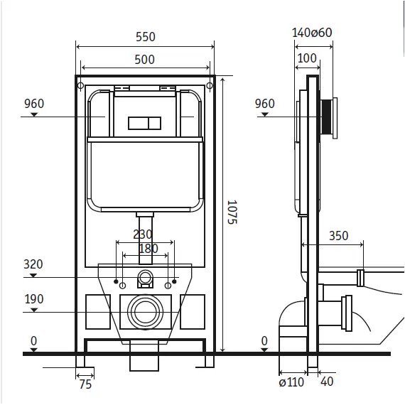 Инсталляция 811CL Ceramalux