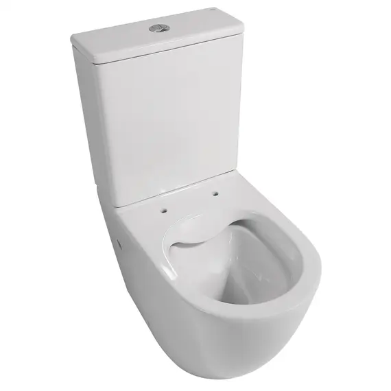 Унитаз ABBER Bequem AC1110 компакт белый, безободковый