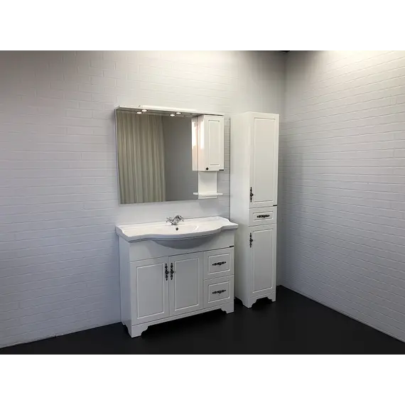 COMFORTY. Зеркало-шкаф "Севилья-100" слоновая кость