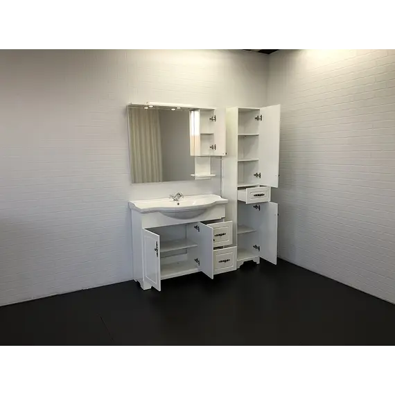 COMFORTY. Зеркало-шкаф "Севилья-100" слоновая кость