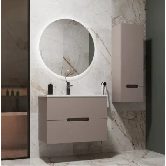 Колонна подвесная Style Line "Матис" 36 см, 1 ящик, тауп темный, plus, эмаль