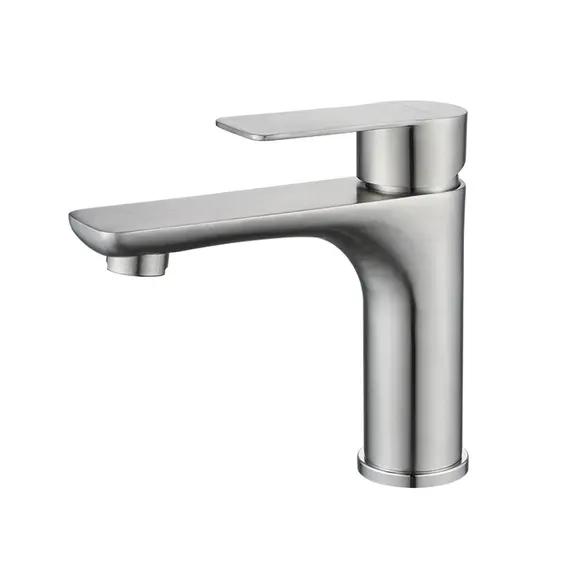 Смеситель для раковины  ACWEN 81193 матовый хром