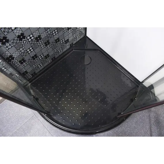 Душевая кабина Esbano ESB-80CR/90CR/100CR четверть круга с крышей