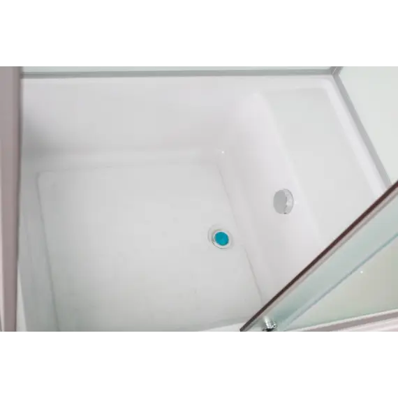 Душевая кабина ESBANO прямоугольная с крышей и высоким поддоном EST-108CKRB/LR   100x80x210cм