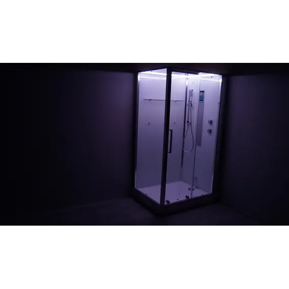 Душевая кабина прямоуг. Timo PREMIUM HELKA H-515 L/R, 120х90, Г/М, баня, электрика , хромотерапия