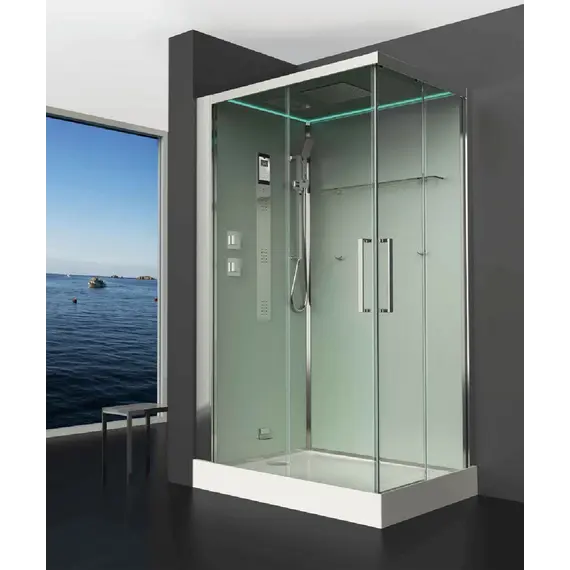 Душевая кабина прямоуг. Timo PREMIUM HELKA H-515 L/R, 120х90, Г/М, баня, электрика , хромотерапия