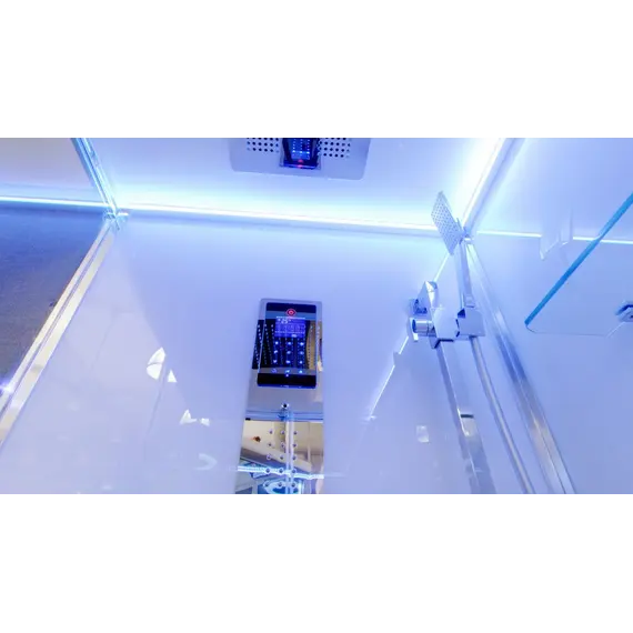 Душевая кабина прямоуг. Timo PREMIUM HELKA H-515 L/R, 120х90, Г/М, баня, электрика , хромотерапия