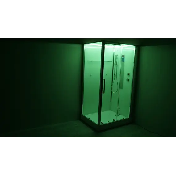 Душевая кабина прямоуг. Timo PREMIUM HELKA H-515 L/R, 120х90, Г/М, баня, электрика , хромотерапия