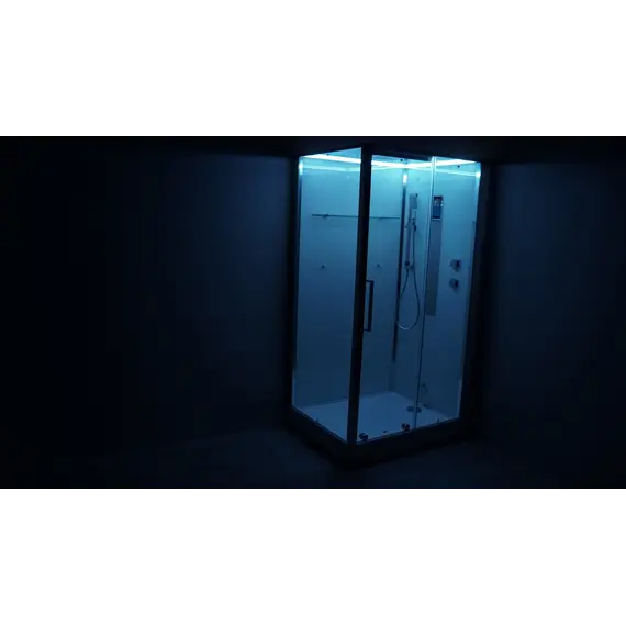 Душевая кабина прямоуг. Timo PREMIUM HELKA H-515 L/R, 120х90, Г/М, баня, электрика , хромотерапия