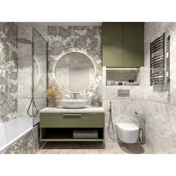 Керамогранит Tramonto_GT Светло-бежевый  15x60