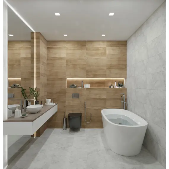 Керамогранит Rapolano_GT Светло-серый  30x60