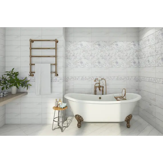 Плитка облиц. San Remo Белый  50*25 геометрия