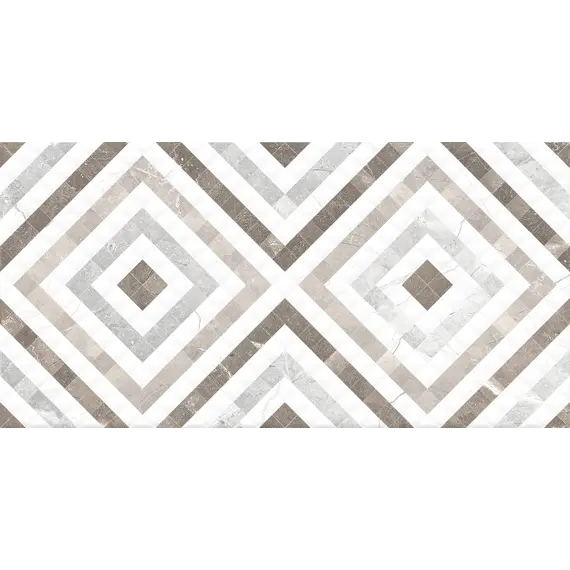 Плитка облиц. Siluet орнамент GT Белый  50*25