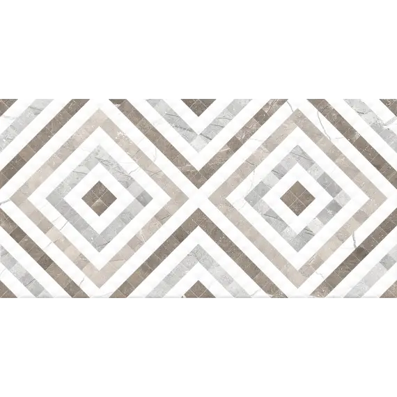 Плитка облиц. Siluet орнамент GT Белый  50*25