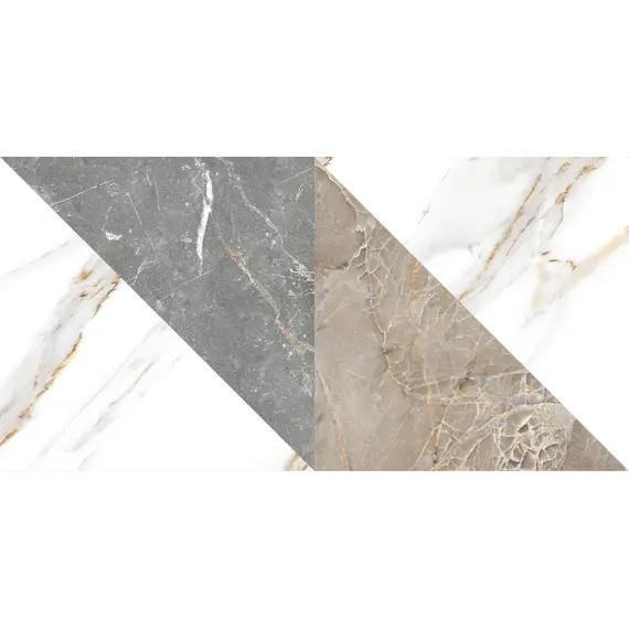 Плитка облиц. Capella GT Белый  50*25 геометрия