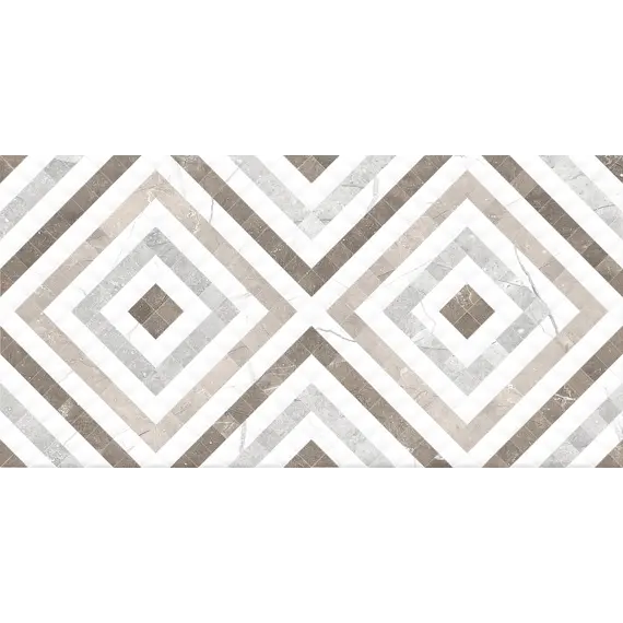 Плитка облиц. Siluet орнамент GT Белый  50*25