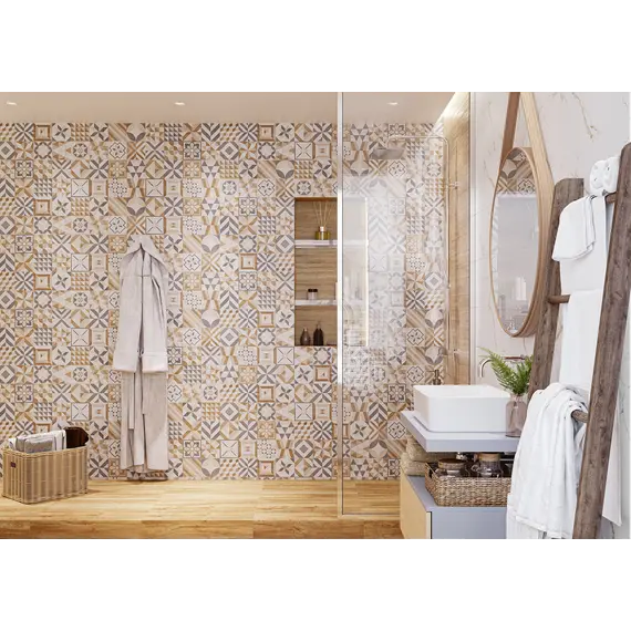 Плитка облиц. Marmaris GT Белый  50*25 пэчворк