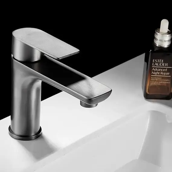 Смеситель для раковины  ACWEN 81193 матовый хром