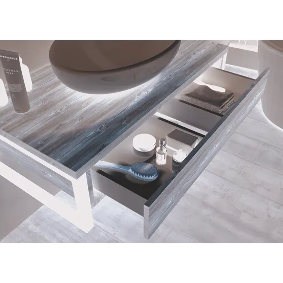 Тумба подвесная 1Marka GRUNGE LOFT дуб намибия