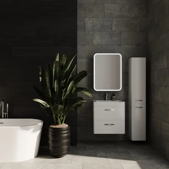 Тумба подвесная с раковиной Style Line Каре