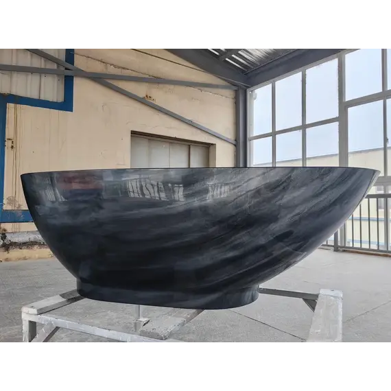 Ванна акриловая Frank F181 Обсидиан 180х85