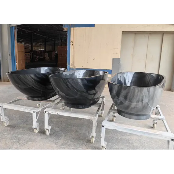 Ванна акриловая Frank F181 Обсидиан 180х85