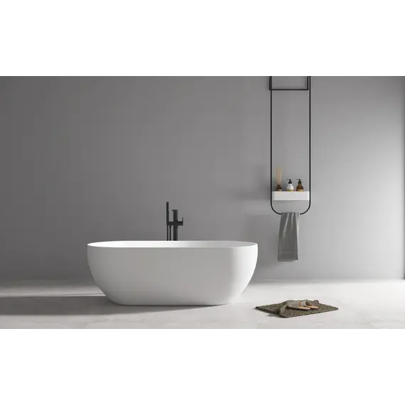 Акриловая ванна ABBER AB9241MW белая матовая 170*80