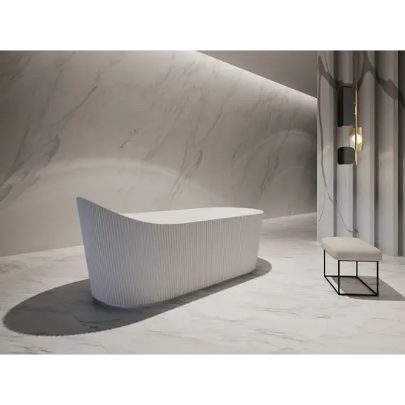 Акриловая ванна ABBER A170х80 белая матовая