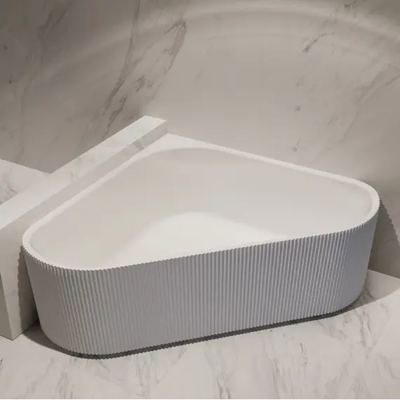 Акриловая ванна ABBER AB9446MW  150х150 белая матовая