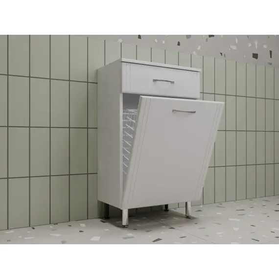 Комод ТН напольный  500 (1 ящ.,корзина) 840*500*303