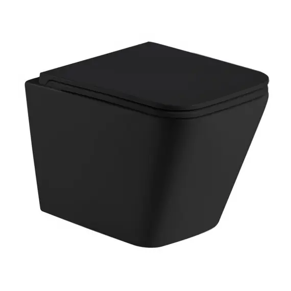 WW GELBACH 043 MT-BL Унитаз подвесной черный матовый