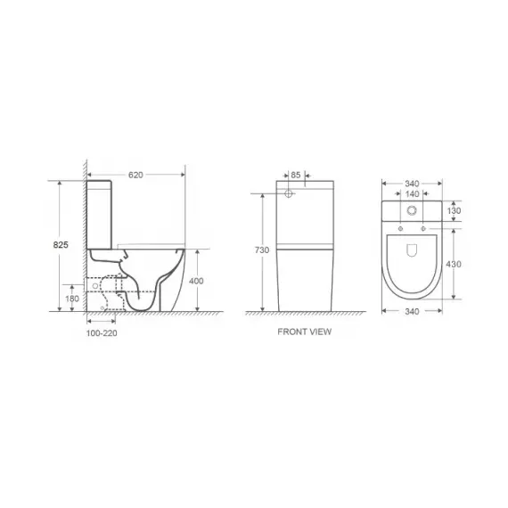 WW MERZBACH 011 GL-WT Унитаз компакт