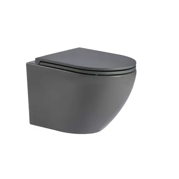 WW MERZBACH 043 MT-GR Унитаз подвесной серый матовый