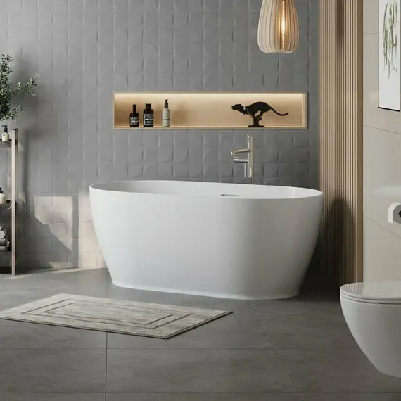 Акриловая ванна BELBAGNO BB413-1700-800-MATT