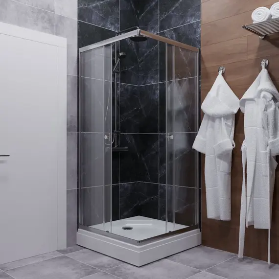 Душевое ограждение Triton "ВЕНТА-ХРОМ" , низкий поддон