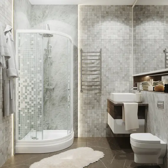 Душевое ограждение  Triton МОЗАИКА А (низкий поддон)