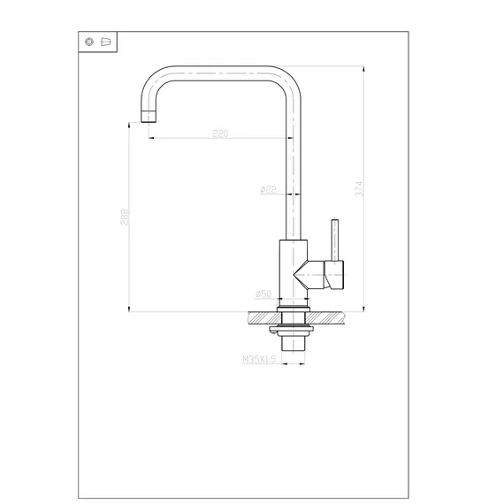Смеситель для кухни BelBagno BB-LAM03A-IN