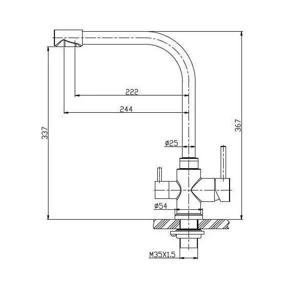 Смеситель для кухни BelBagno BB-LAM15-IN
