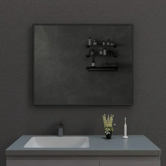 Зеркало со встроенной подстветкой и подогревом ESBANO ES-3803 черный