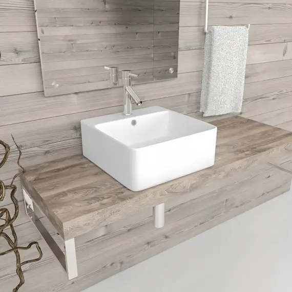 Раковина накладная ESBANO  "CIRCON-40" (white).