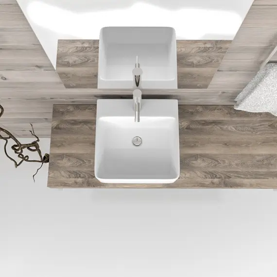 Раковина накладная ESBANO  "CIRCON-40" (white).