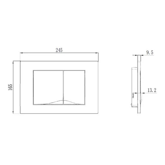 Кнопка смыва  ESBANO VRT-29MC